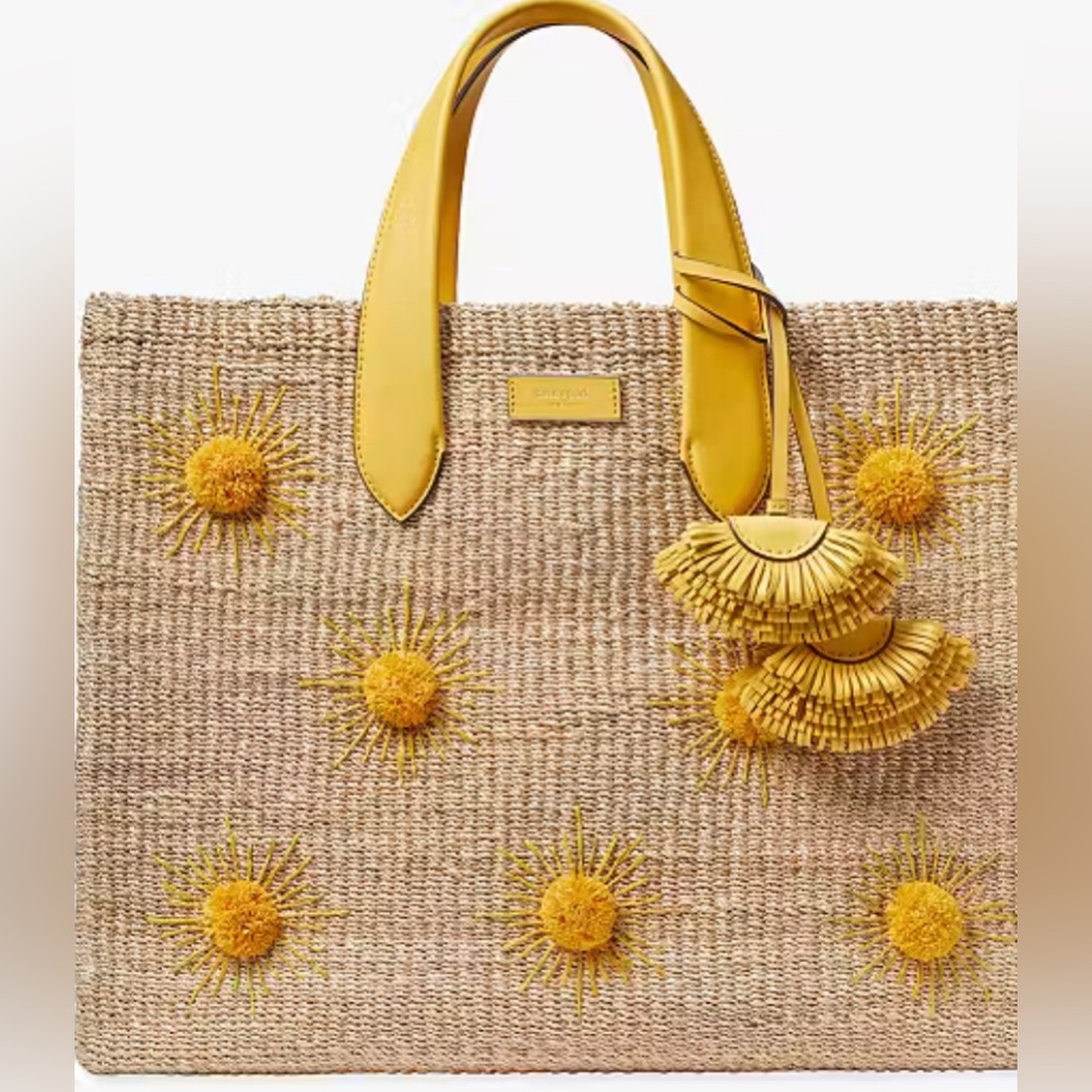 Kate Spade Manhattan Sun Raffia Tote